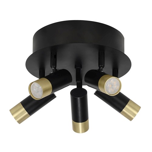 Taklampa 5xMini GU10